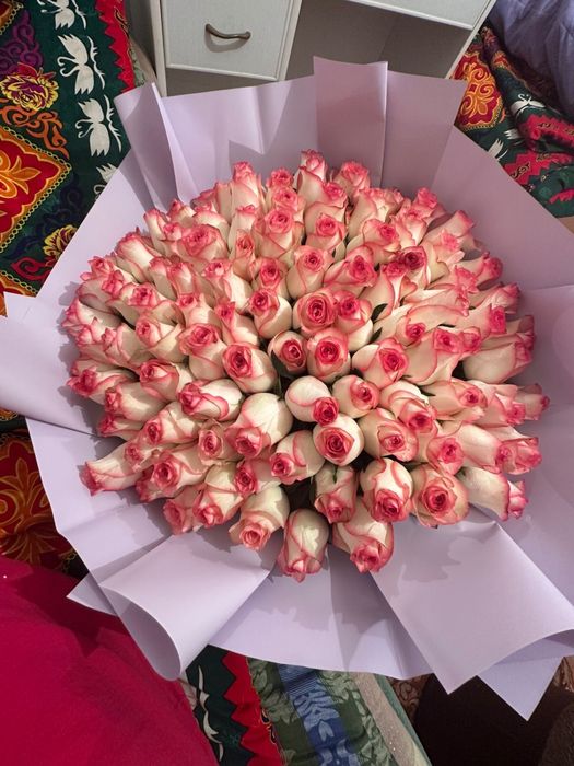 Цветы букет 151 роза