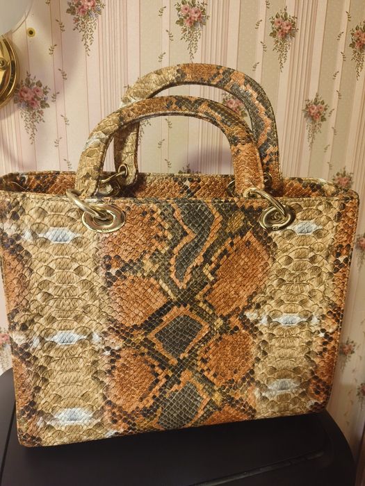 Скидка Сумка трендовая змея