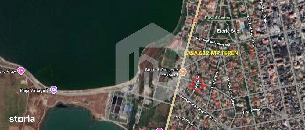 Casa cu teren 612 mp Eforie Sud