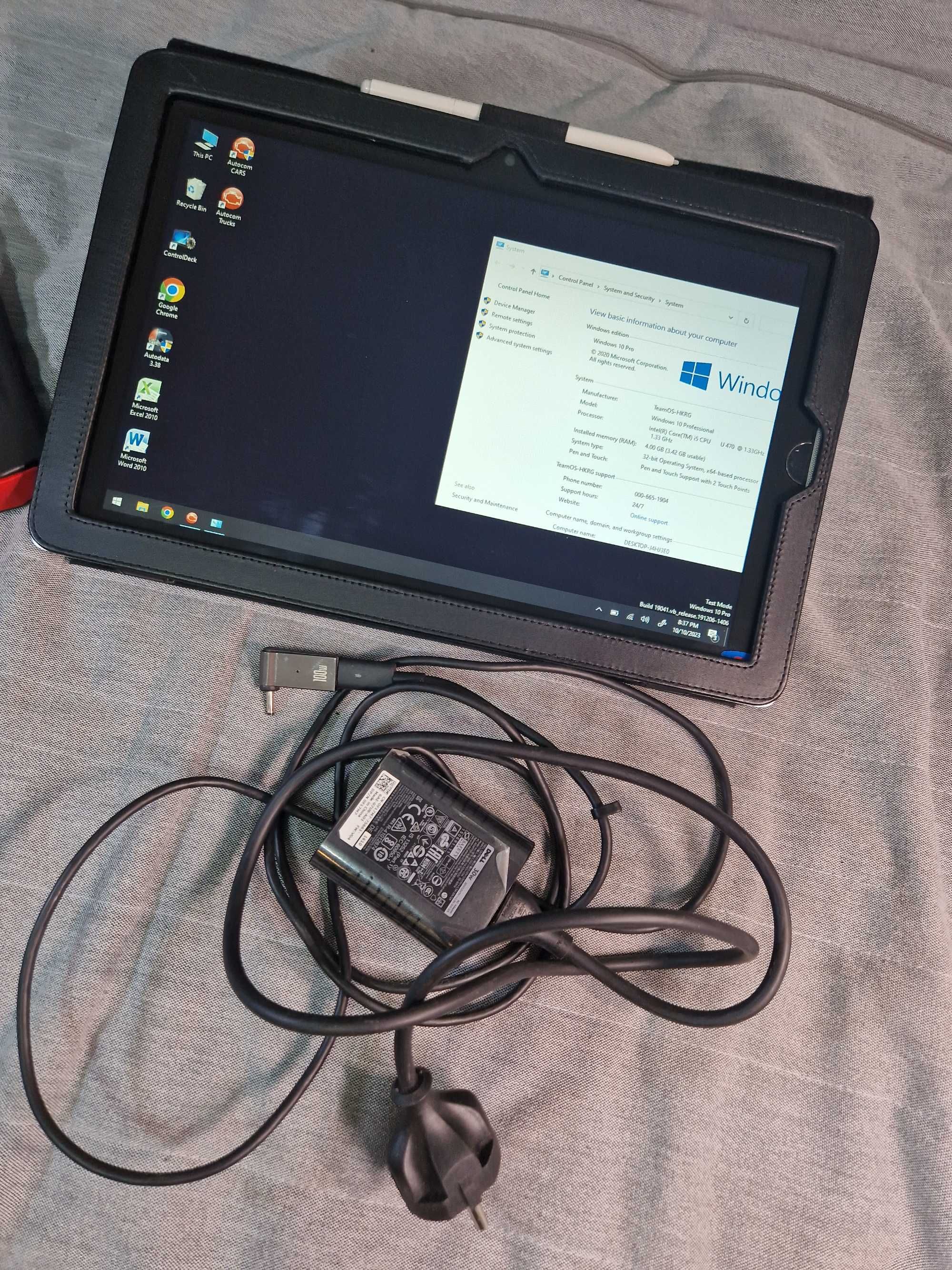 Tableta Diagnoza auto Asus Windows 10 ca Delphi Autocom Tester auto