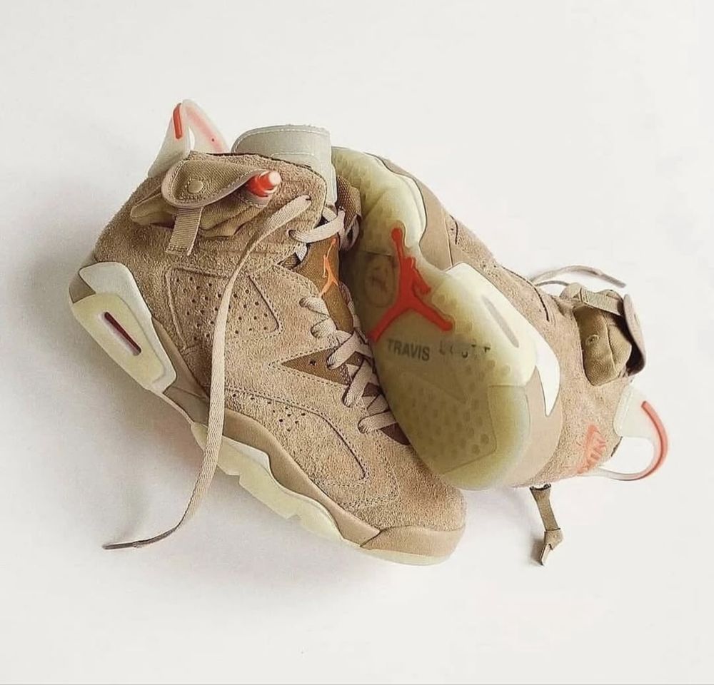 Nike Air Jordan 6 Retro SP Travis Scott “ British Khaki Promo Sample”