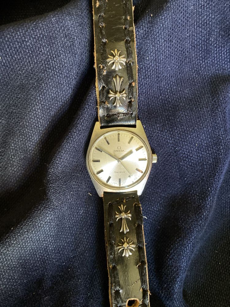 Omega geneve 1955 с естествени диаманти
