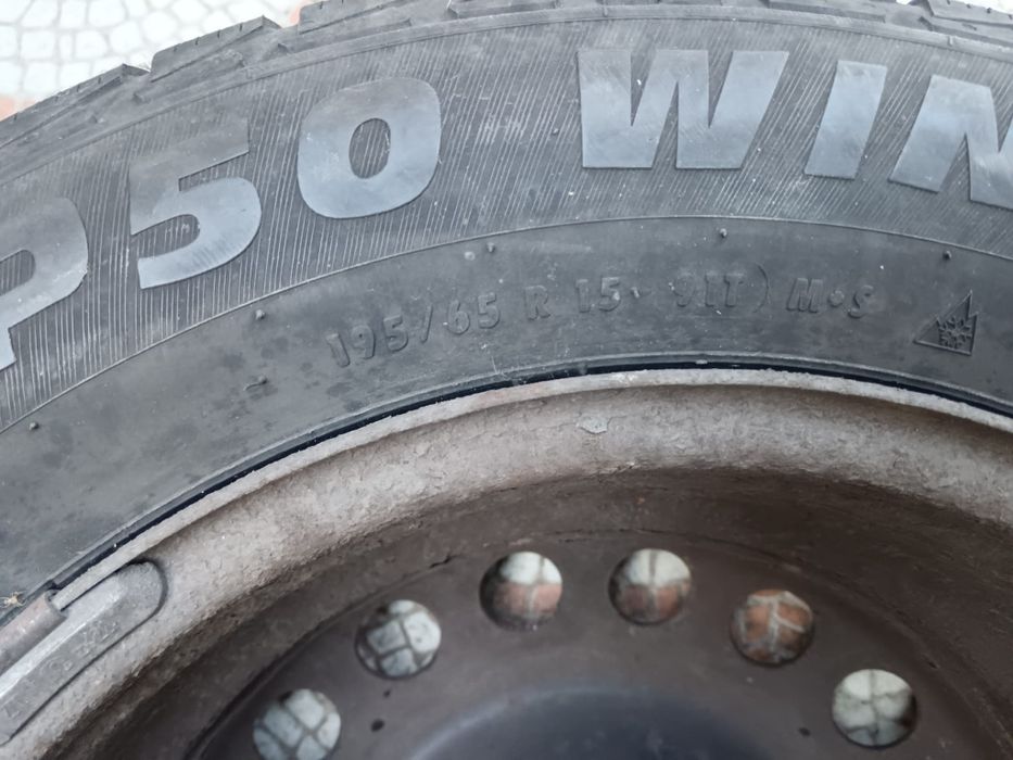 Cauciucuri M/S cu jante de tablă  opel