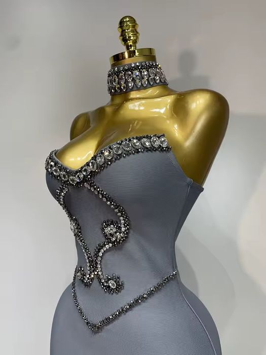 Rochie  bandage cu pietre