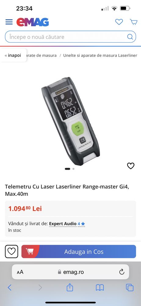 Laser Range Master Gi4 . 40m.