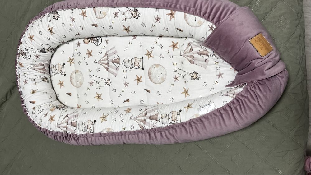 Двустранно бебешко гнездо COMFORT розово