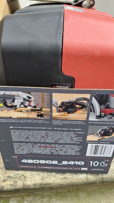 Circular fierăstrău Parkside Performance cu acumulator
