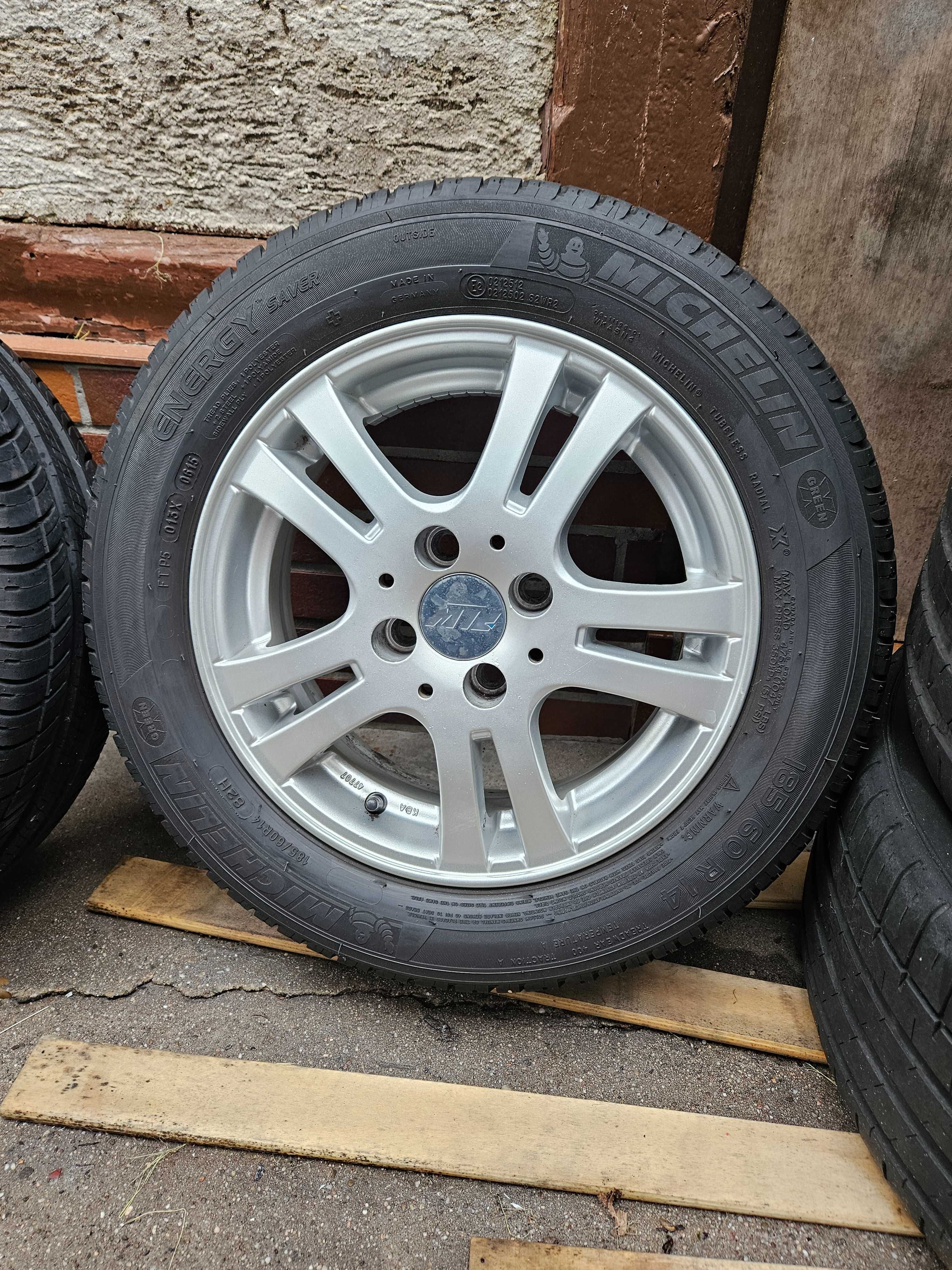 Лети джанти 14" 4х98 гуми 185/60/14