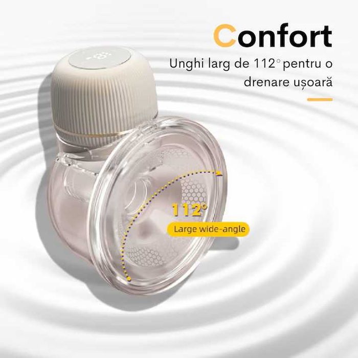 Pompa de San Electrica, OPERCE™️, Portabila, Anti-Reflux