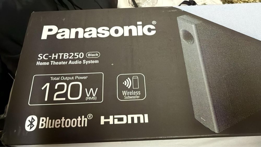 Soundbar Panasonic SC-HTB250EGK, 120W, SIGILAT, Ocazie