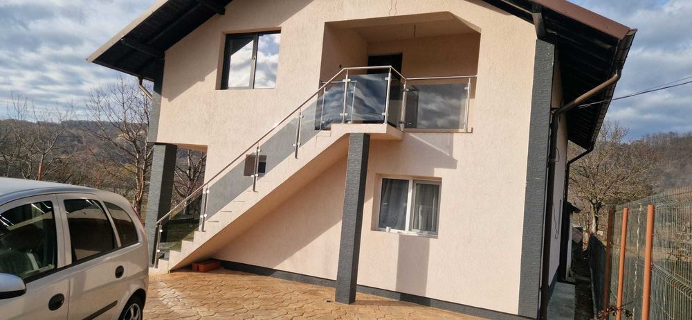 Balustrade din stica cu inox,Balustrada sticla,Balustrada inox,sticla
