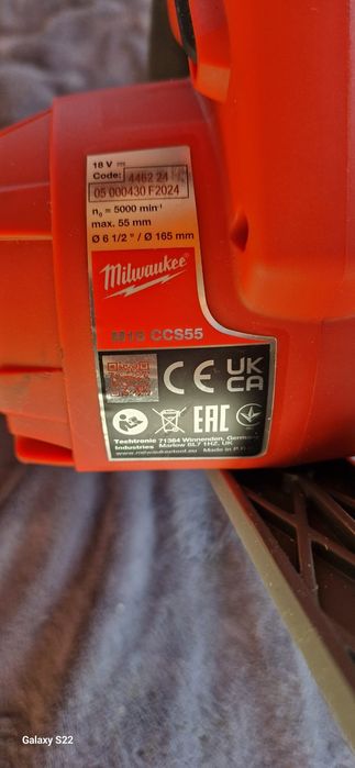 Milwaukee circular pe acumulator