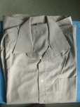 Camasa barbateasca cafeniu deschis nr. 42 100% bumbac