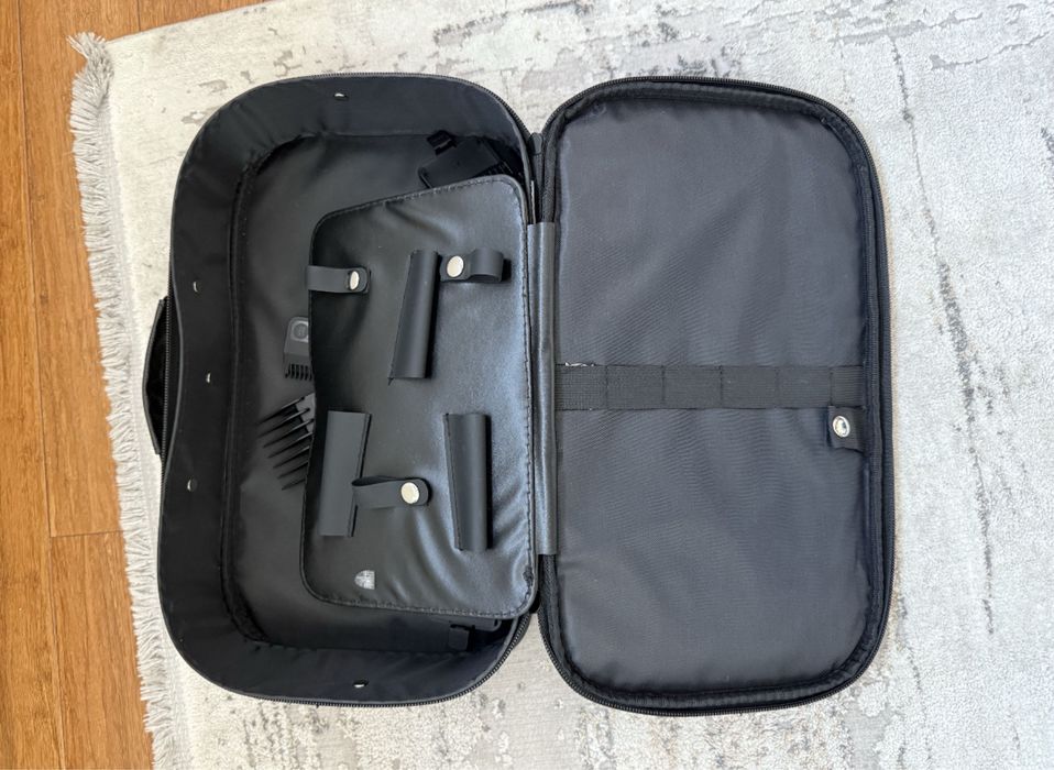 trusa profesionala de tuns barber top + set gratare jrl