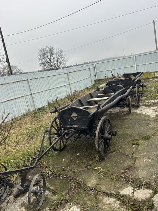 vand  car și plug rustice pentru ornament,pensiuni