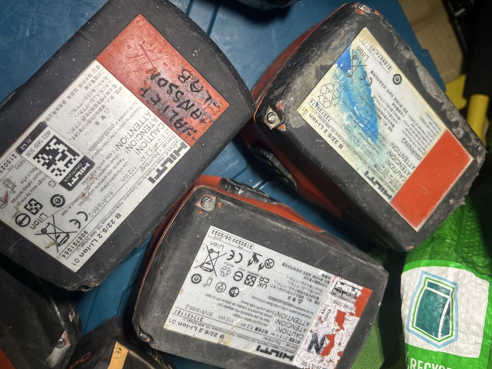 Baterii hilti de 4 si 5,2 ah