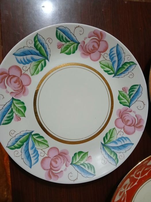 Винтажные  прошлый век большое блюдо .