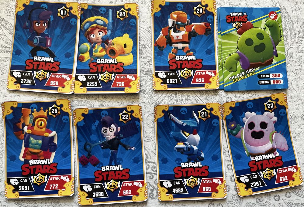 Brawl stars cards Брол старс карти