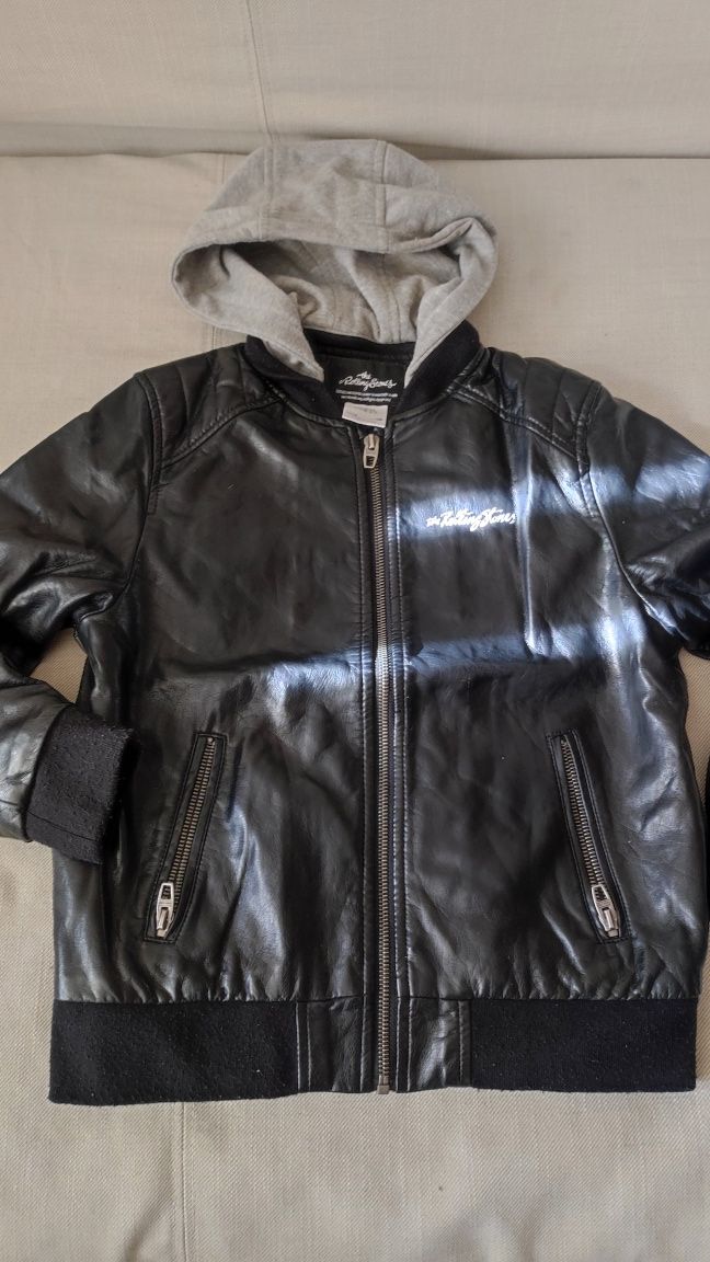 Кожено яке Zara + риза