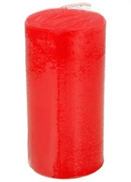 Свеча красная столб