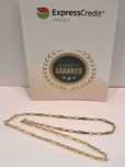 (AG41) Lant aur, 14K b5492 Certificat de garantie