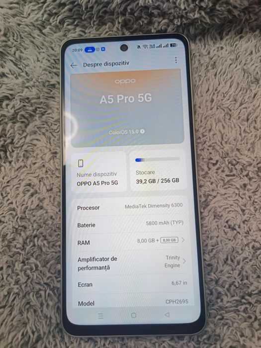 Vând Oppo A5 Pro  5g nou