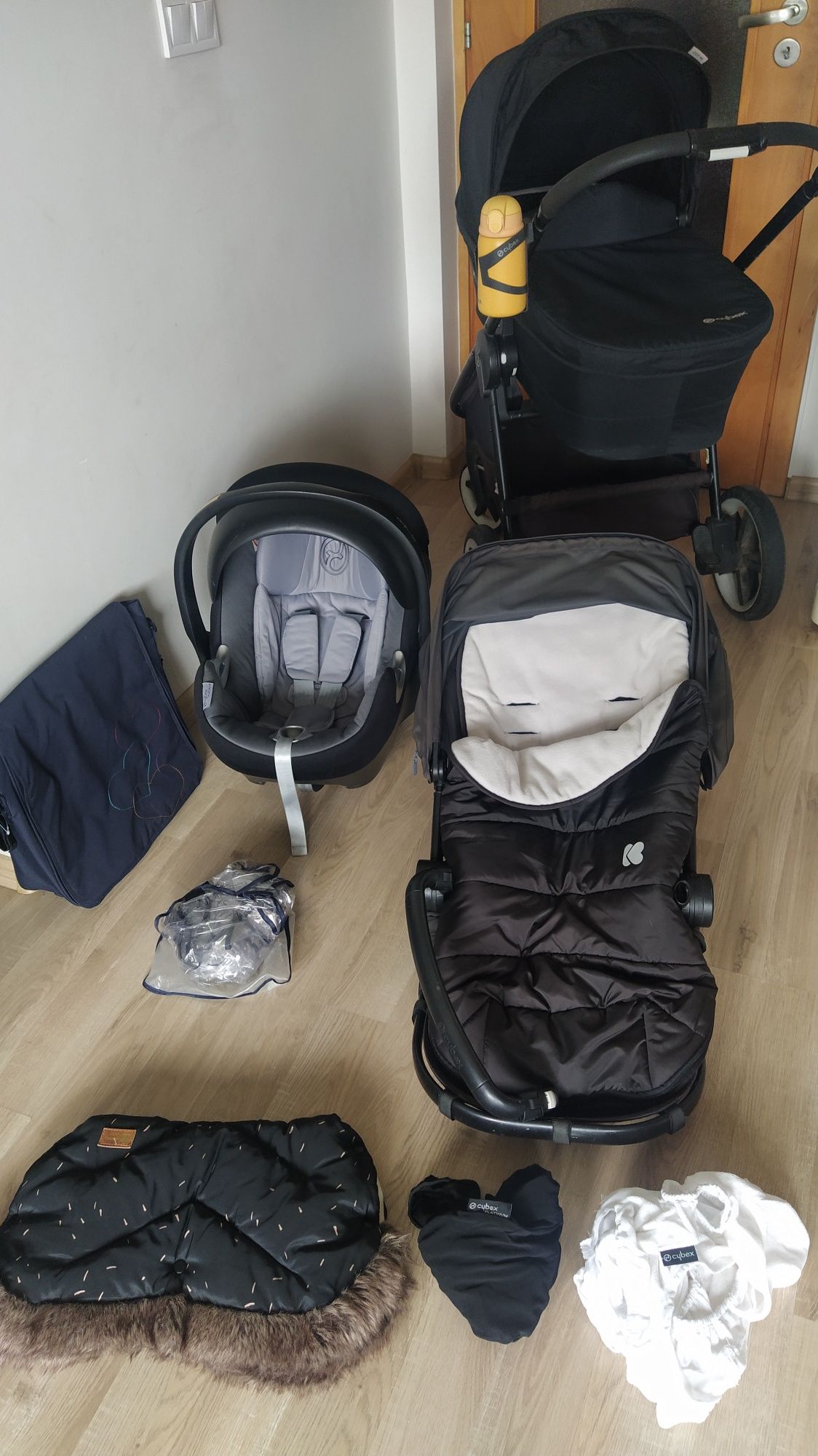 Комбинирана количка Cybex Balios М - пълен комплект + куп екстри