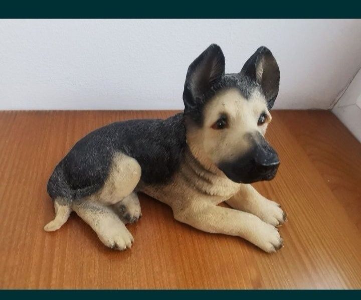 Caine lup decorațiune 18 cm