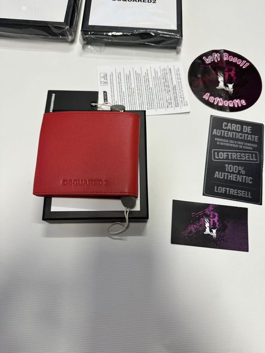 Wallet dsquared2 red