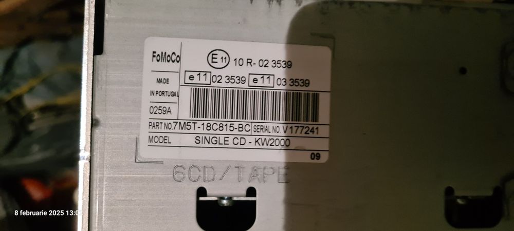 Cd player ford focus 2