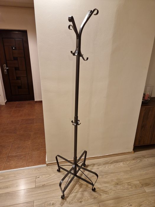 Cuier de haine si suport pantofi din fier forjat