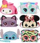 Детска Интерактивна чанта Еднорог Стич Тигър PURSE PETS мигащи очи