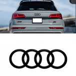 емблема задна емблема Ауди Audi Q3 Q5 Q7 A6 A8 SQ5 216mm черен гланц