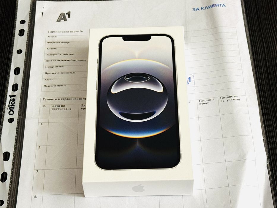 НОВ! Iphone 16e 128GB White Гаранция 2 години