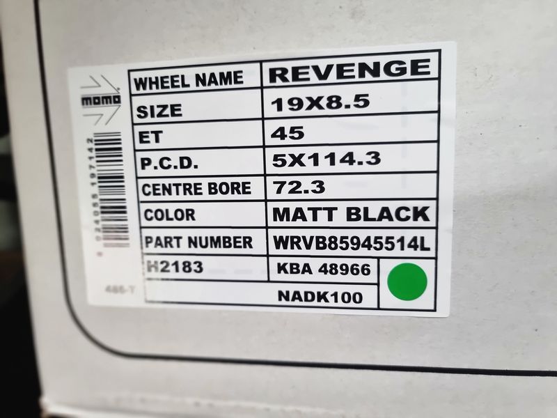 19цола 5x114.3 Toyota,Tesla,Kia,Nissan,Hundai,Mazda,Honda