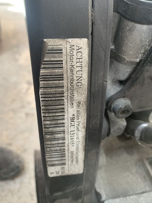 Motor vw 1.6 benzina 8 valve BGU