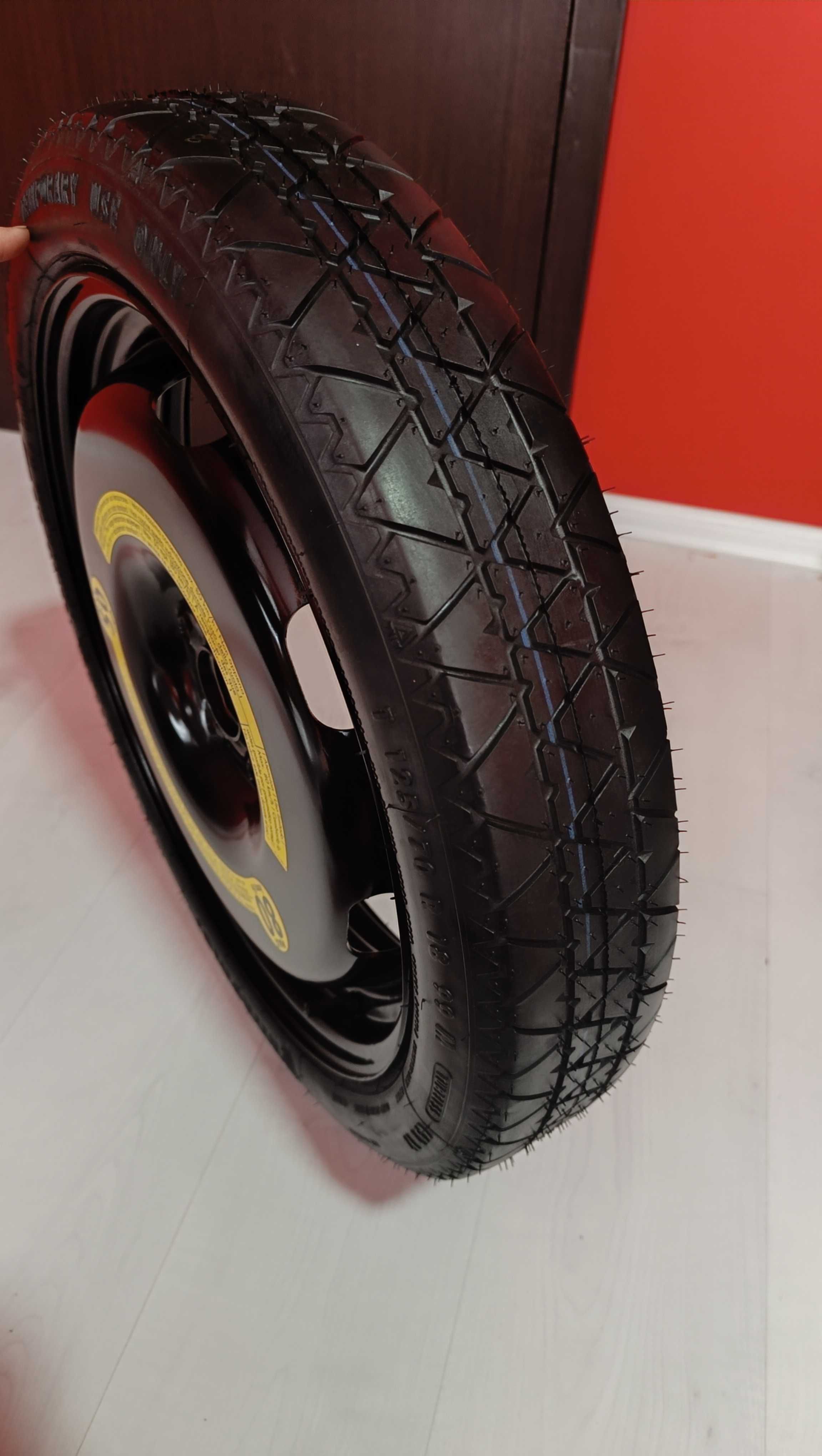 ЧИСТО НОВА резервна гума (тип патерица) за VAG групата r18 5x112 57.1