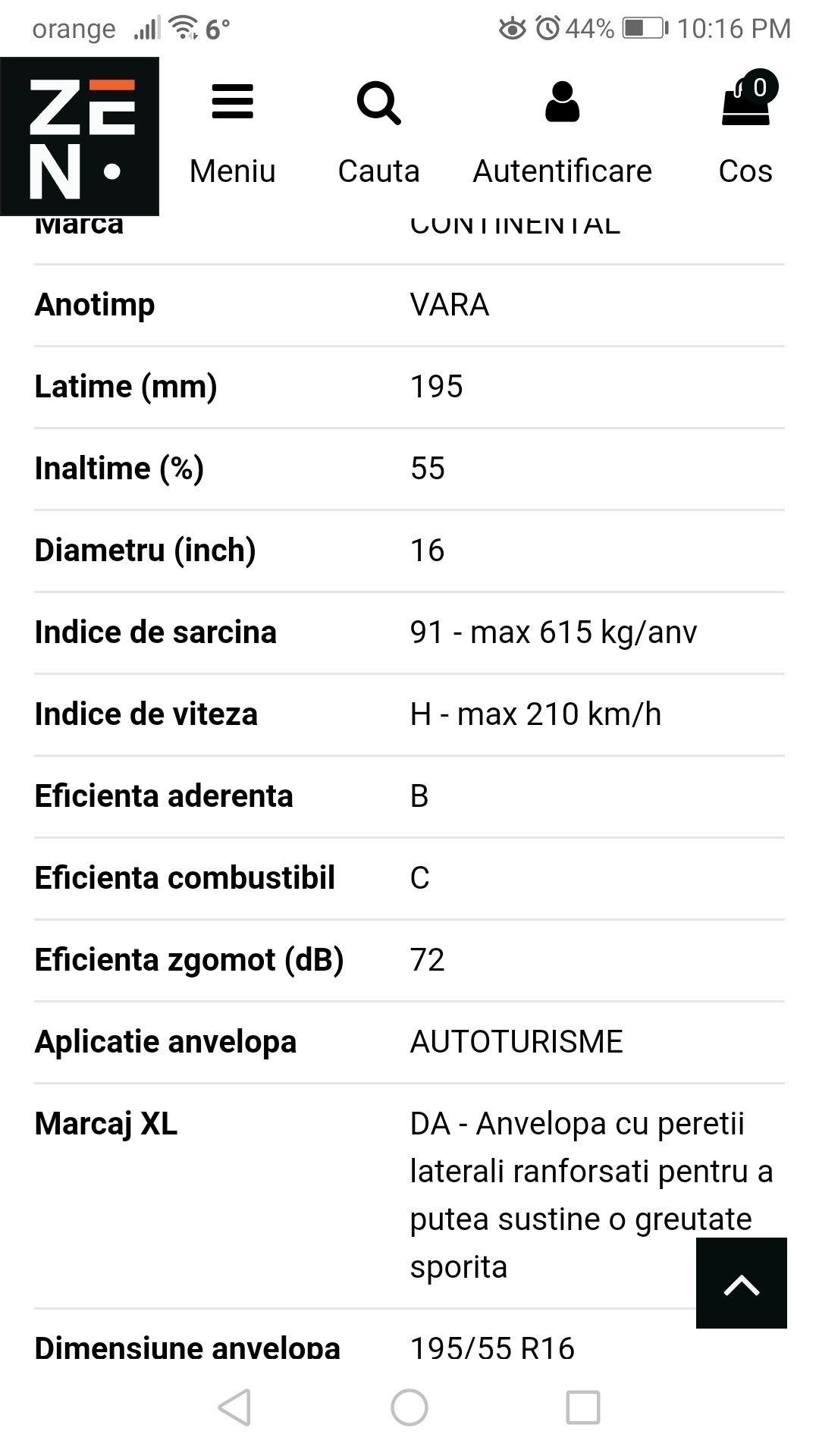 Set anvelope vara /cauciucuri Continental 195/55 R16 , dot 2017