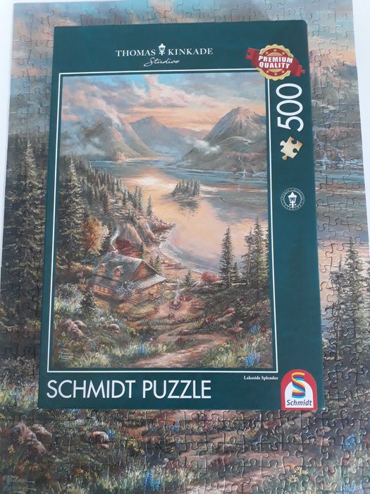 Пет пъзела с по 500 части за 30 лв.