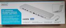 12 Universal Notebook Docking Station, USB TypeC