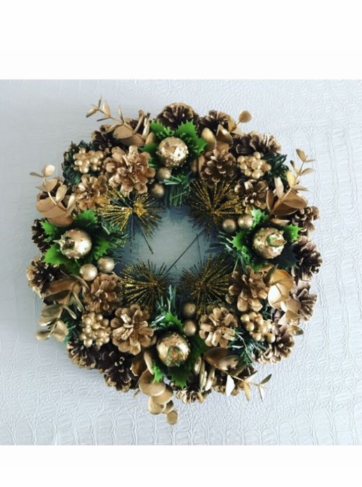 Новогодний венок 30 см