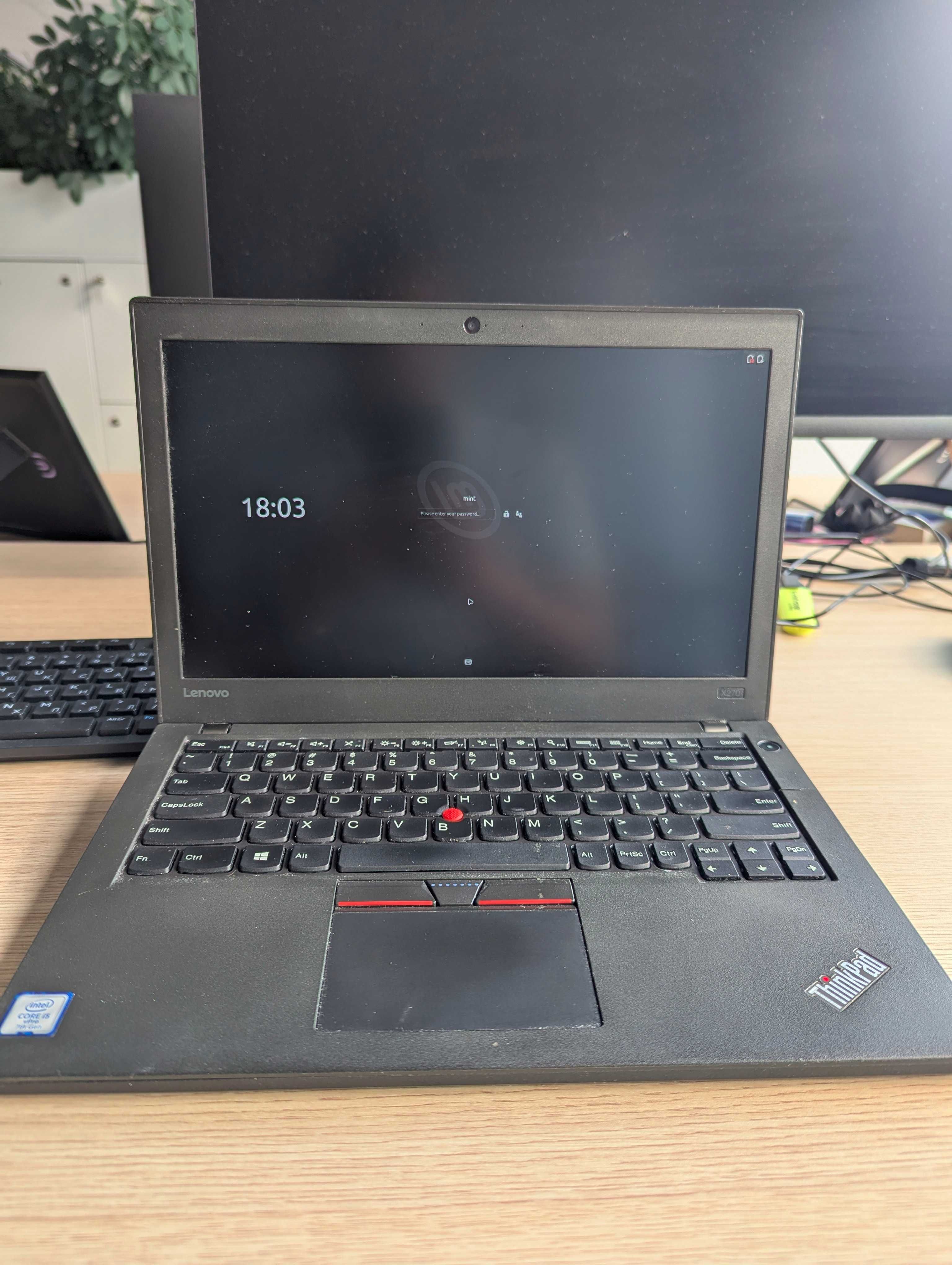 Lenovo x270/I5 7300/16GB RAM/256GB SSD/IPS FHD 12.5"