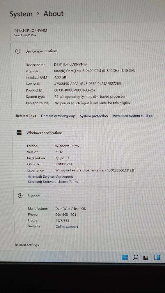 PC Gaming intel i5, monitor Samsung ,tastatura, mouse