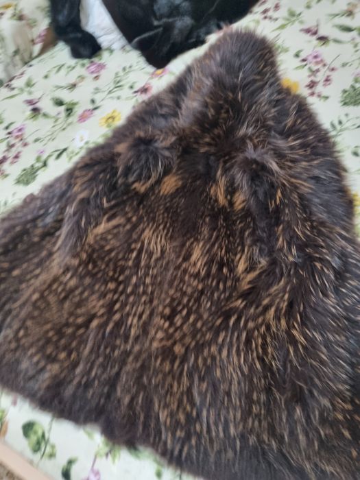 Vesta din blana naturala de vulpe