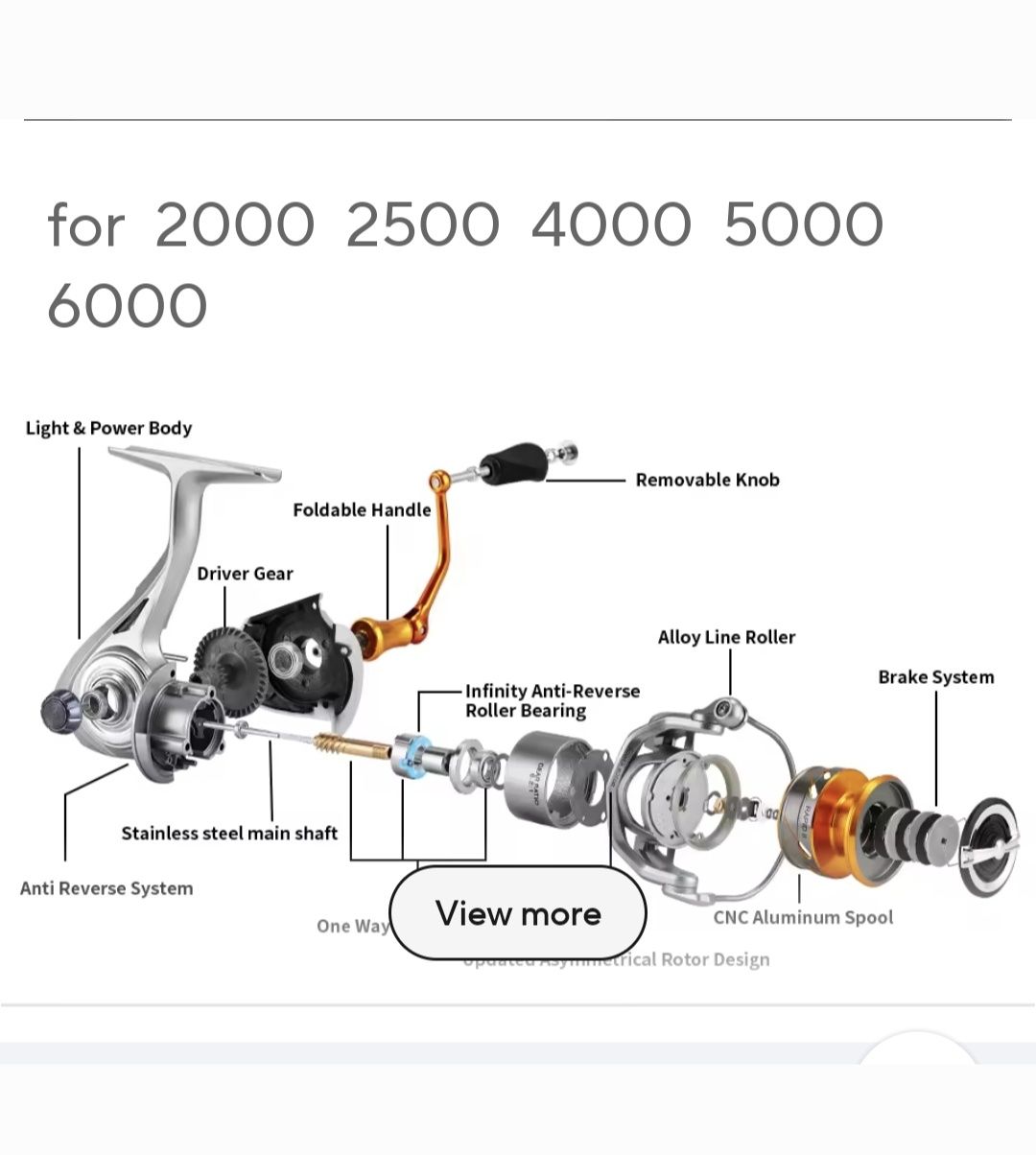 Риболовна макара SeaKnight RAPID II 4000HX, 6.2:1, 11BB