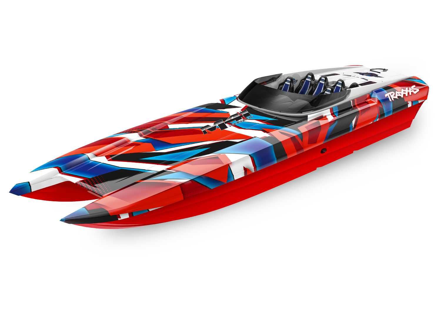 Рц Лодка с дистанционно RC Traxxas M41 Catamaran boat състезателна