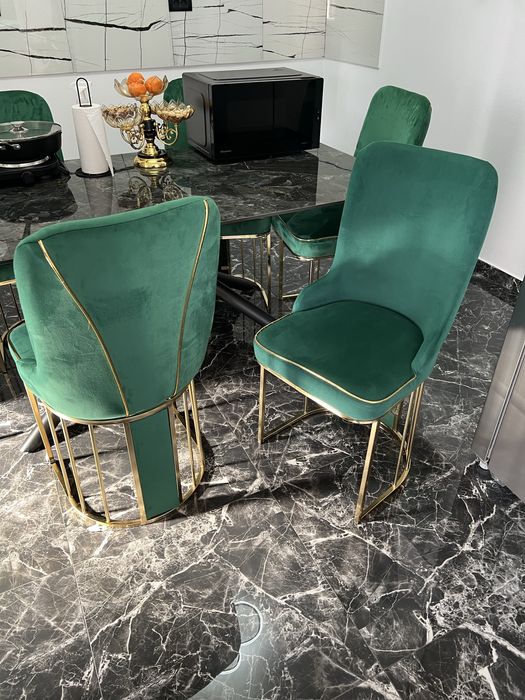 Vand 6 scaune Verde Smarald