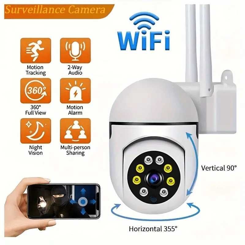 Промоция Безжични Wifi IP въртящи се в 4посоки камери нови имам бройки
