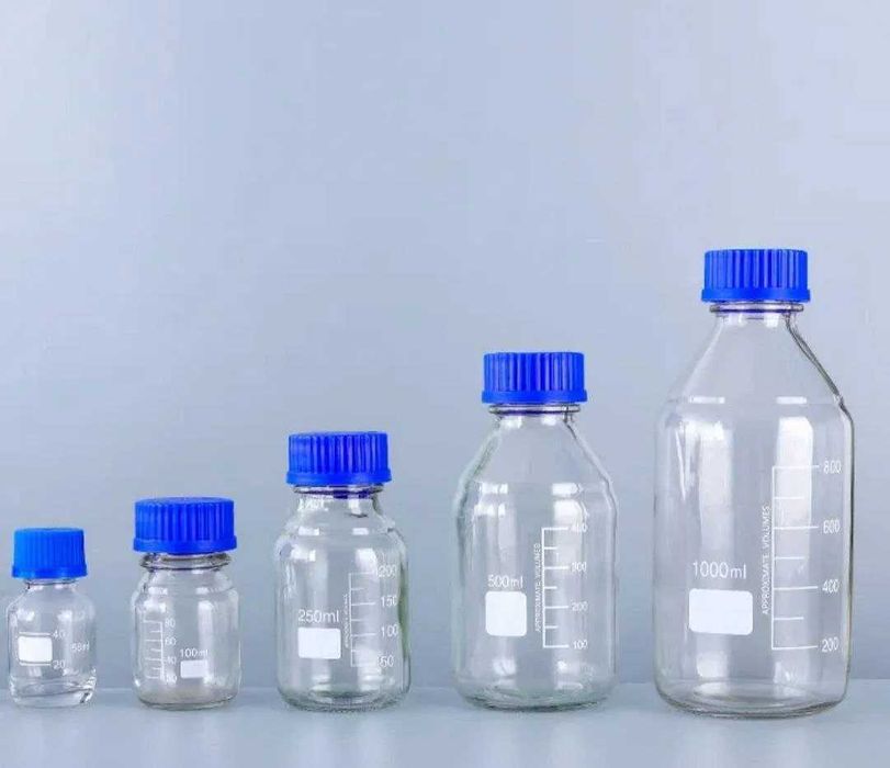 Банки для реактивов. Янтарные и прозрачные. Reaktivlar uchun idishlar.