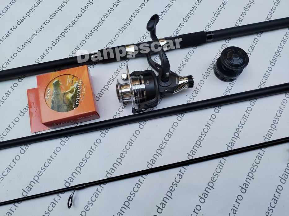 SET CRAP FL Lanseta CARP ATTACK 3,9m + Mulineta HFR6000 + 300M FIR